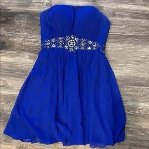 Royal blue dress